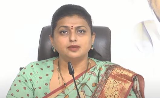  Pawan's False Campaign Against Rushikonda..: Minister Roja-TeluguStop.com