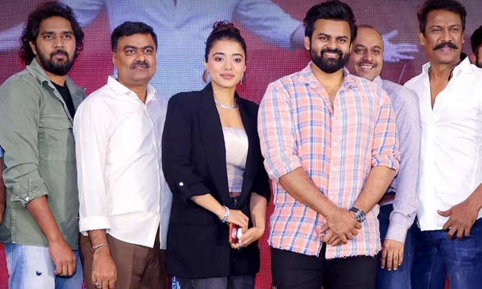  Sai Dharam Tej Gets Emotional About Trivikram Pawan Kalyan At Bro The Avatar Suc-TeluguStop.com