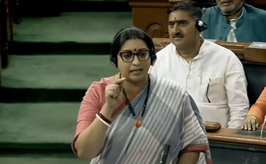  Opposition Is Not An 'india Alliance' But A Corrupt Alliance...: Smriti Irani-TeluguStop.com