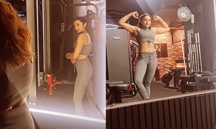  Tejaswi Madivada Gym Video Going Viral On Social Media-TeluguStop.com