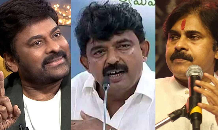  Ycp Counter To Megastar , Pawan, Megastar, Ycp , Minister Ambati Rambabu, Chira-TeluguStop.com