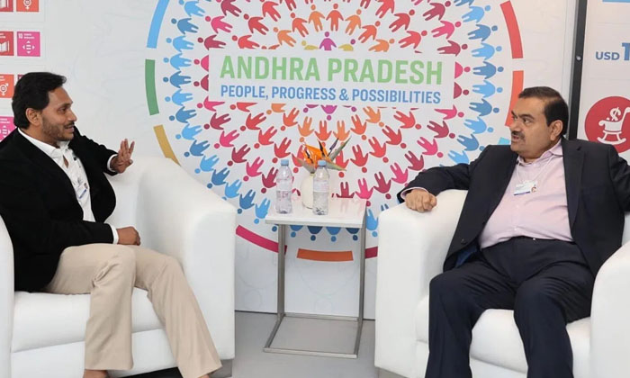  Adani Met With Ap Cm Jagan Adani, Ap Cm Jagan , Ycp Party , Politics-TeluguStop.com