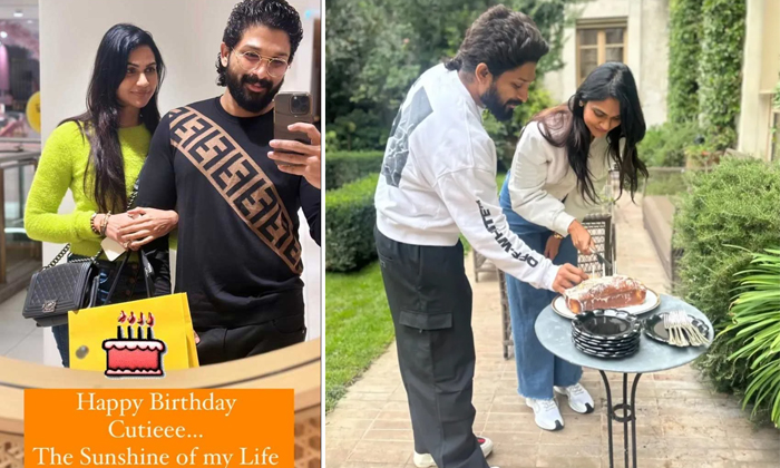  Allu Arjun Gave An Expensive Gift For Sneha Reddys Birthday Do You Know What-TeluguStop.com