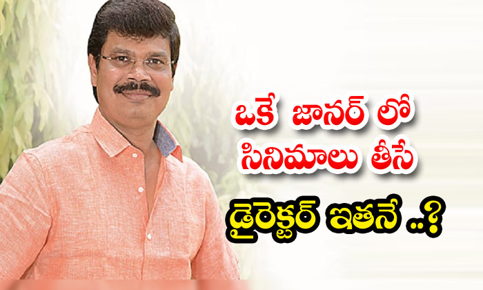  This Is The Director Who Makes Movies In One Genre , Boyapati Srinu ,bhadra-TeluguStop.com