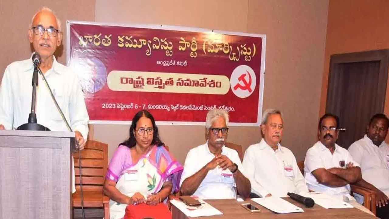  Ap Political Parties Should Stay Away From Communal Bjp : Cpm Raghavulu-TeluguStop.com