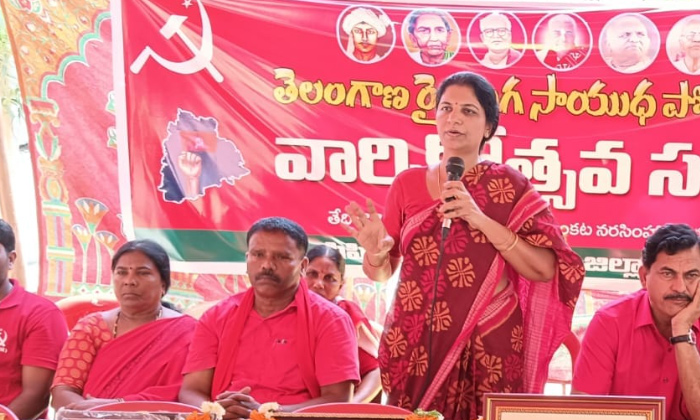  Communists Are True Heirs Of Telangana, Telangana,communists,,mallu Lakshmi,tela-TeluguStop.com