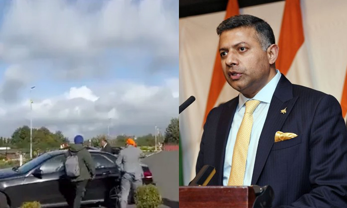  Indian Envoy To Uk Denied Entry To Scotland Gurudwara By Radical Sikh Activists-TeluguStop.com