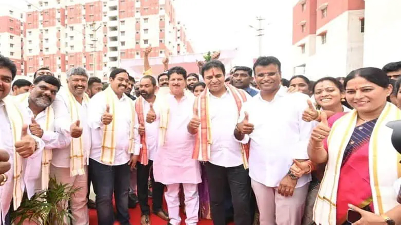  Members Of Opposition Parties Too Got 2bhks Houses : Minister Ktr-TeluguStop.com