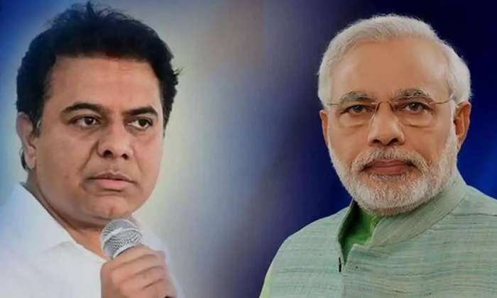  Modi Telangana Virodhi Ktr's Sensational Tweet , Modi, Ktr, Telangana, Bjp, Br-TeluguStop.com