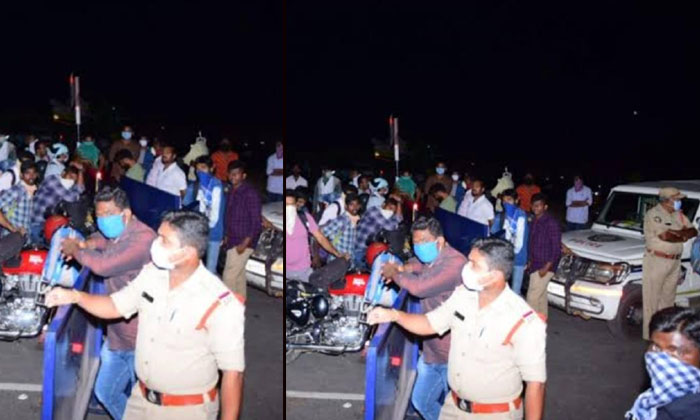  Telangana Border High Alert At Garikapadu Check Post , Nara Chandrababu Naidu ,-TeluguStop.com