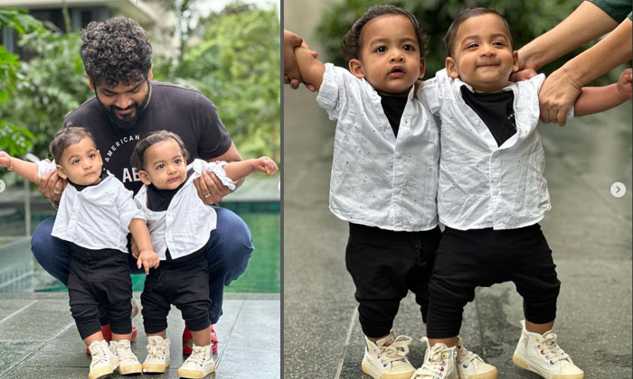  Nayanatara Shares Her Kids Uyri And Ulag Cute Photos On First Birthday Special,-TeluguStop.com