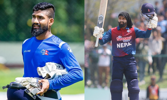  Nepal Dipendra Singh Creates History Hits 50 In 9 Balls Details, Nepal, Dipendra-TeluguStop.com