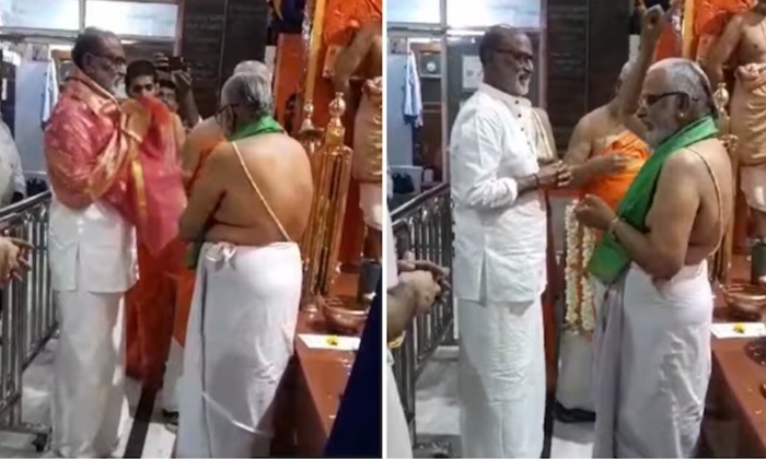  Netizens Comments On Superstar Rajinikanth Visits Raghavendra Temple,raghavendra-TeluguStop.com