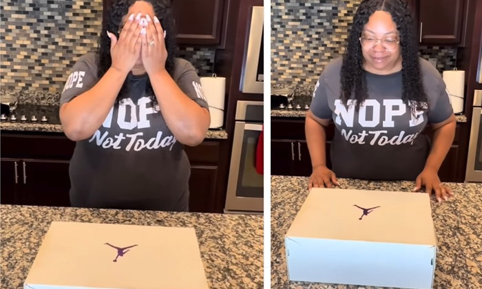  Son Gave Surprise Gift To Mother Shocking Video Viral,mother,son,viral Video,pra-TeluguStop.com