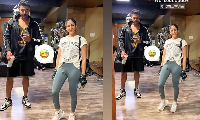  Varun Tej Lavanya Tripati Gym Workouts Stort Viral On Internet-TeluguStop.com