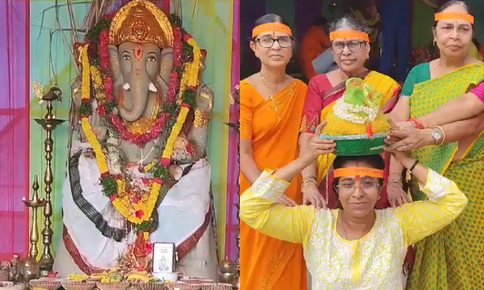  Bandlaguda Keerthy Richmond Villa Ganapathi Laddoo Aution For One Crore 26 Lakh-TeluguStop.com