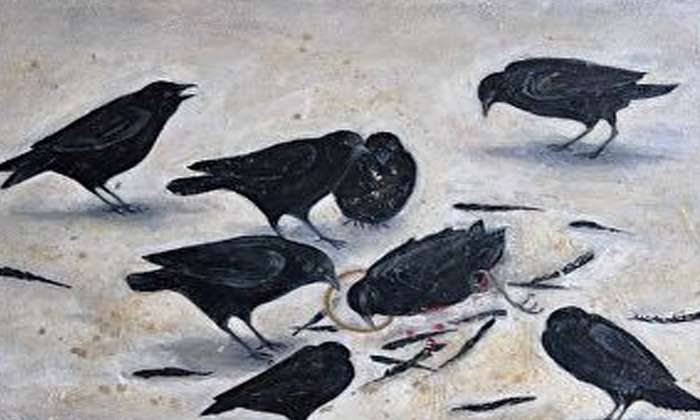 Telugu Birds, Crow, Eclipse, Green Nature, Habit, Pinda Pradanam, Solar Eclipse,