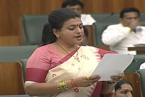 Chandrababu Cheater, Jagan Leader..: Minister Roja Chandrababu Cheater, Jagan Leader..: Minister Roja-TeluguStop.com