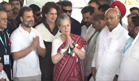  Sonia Will Announce Congress Guarantee Card With Six Guarantees-TeluguStop.com