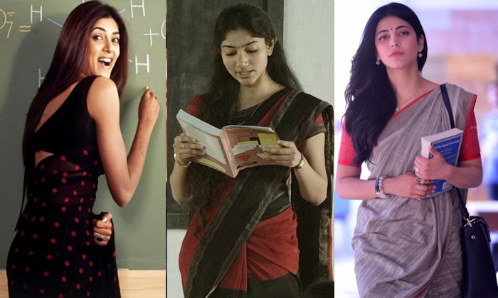  Telugu Heroins Vijayashanti Nayanthara To Asin Samyuktha Menon Who Played Teach-TeluguStop.com