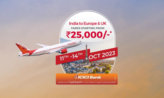 Telugu Air India, Copenhagen, Europe, Flights, Period Sale, London, Milan, Nri,