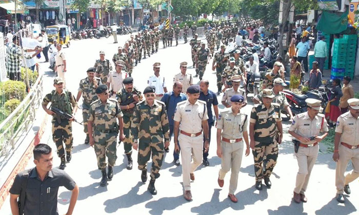  Tight Security In The District On The Occasion Of Assembly Elections-TeluguStop.com