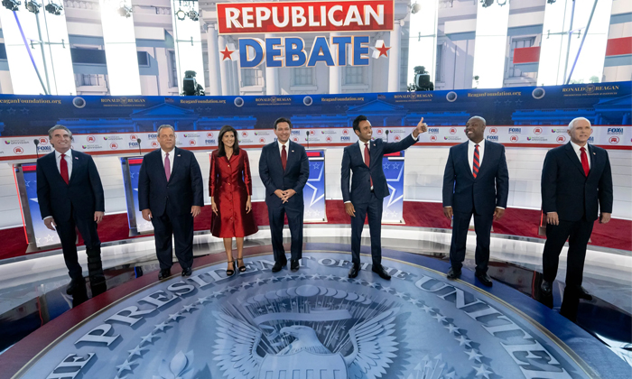  Allow Only Top 4 In 3rd Republican Primary Debate Indian Origin Vivek Ramaswamy-TeluguStop.com