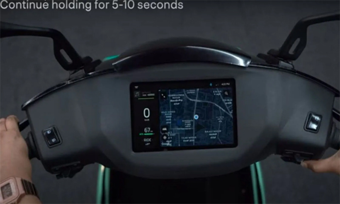  Ather Demonstrates Rebooting Scooter Dashboard Post Govt Emergency Alerts Detail-TeluguStop.com