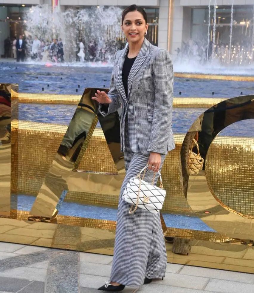 Deepika Padukone Stuns In Power Suit At Ioc Session Opening Deepika Padukone Stuns In Power Suit At Ioc Session Opening-TeluguStop.com