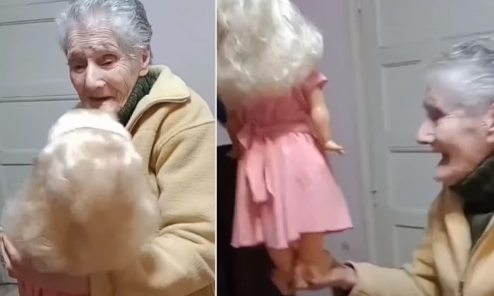  Grandmother Burst Into Tears When She Saw The Toy If You See Her Reaction, Viral-TeluguStop.com