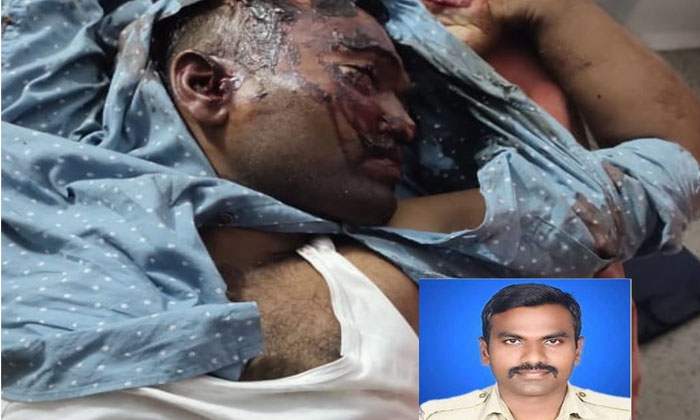  Constable Dies In Road Accident , Haliya , Aregudem , Nalgonda , Constable, Roa-TeluguStop.com