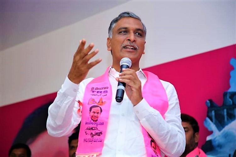  It Is Not The Congress Party, It Is The Scamgress Party..: Minister Harish Rao-TeluguStop.com