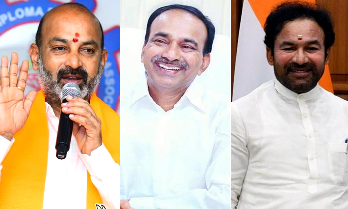 Telugu Bandi Sanjay, Congress, Etela Rajender, Kishan Reddy, Komati Lakshmi, Kom