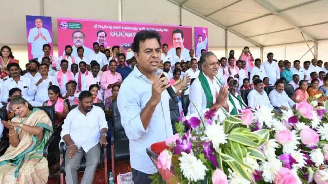  Ktr Takes A Dig At Amit Shah, Calls Bjp A ‘jhoot Aur Jumla’ Party-TeluguStop.com