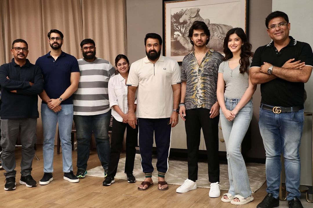 Mohanlal, Shanaya Kapoor, And Roshann Meka Commence Second Schedule Of ‘vr Mohanlal, Shanaya Kapoor, And Roshann Meka Commence Second Schedule Of ‘vr-TeluguStop.com