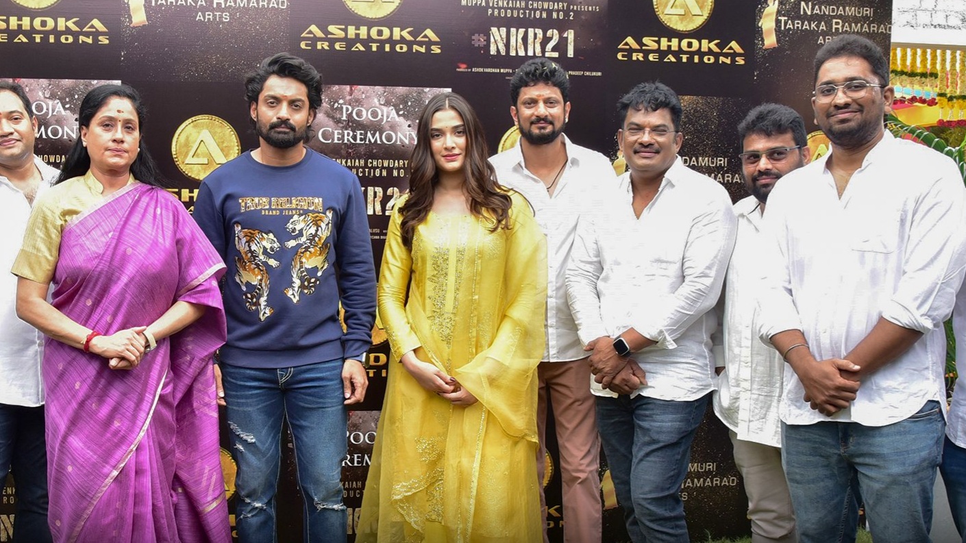  Nkr21: Nandamuri Kalyan Ram And Saiee Manjrekar Launch High-budget Film With Poo-TeluguStop.com