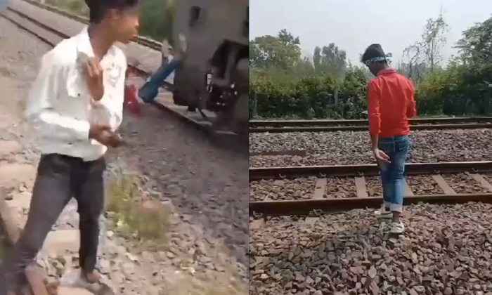  Recording Instagram Reels On Railway Tracks Struck By Moving Train Details, Teen-TeluguStop.com