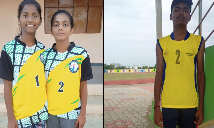  Boppapur Players For State Level Volleyball Competitions Karimnagar , Telangana-TeluguStop.com