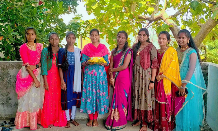  Bathukamma Celebrations At Vedashri Degree College, Bathukamma Celebrations ,ved-TeluguStop.com