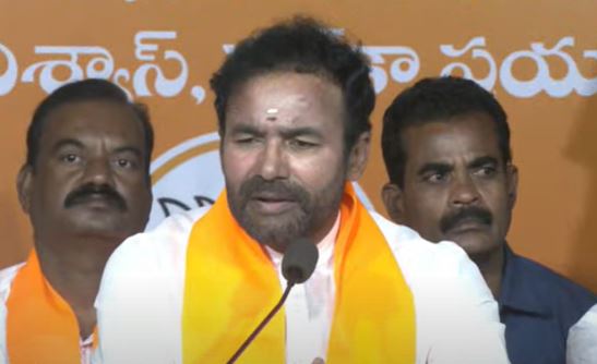  Brs Guarantees Are Limited To Papers..: Kishan Reddy-TeluguStop.com