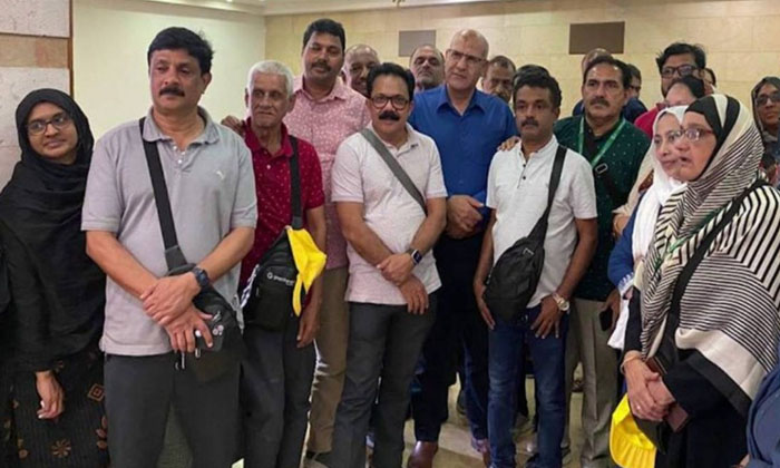  Kerala Pilgrims Who Returned Safely From Israel Appreciation Of Indian Embassy-TeluguStop.com