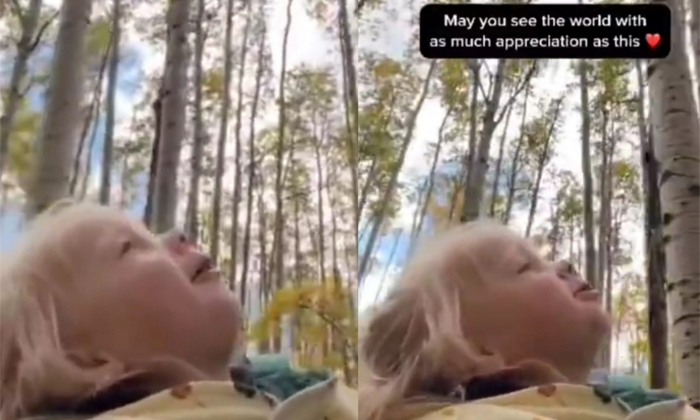  See How Baby Girl Enjoying The Nature Video Viral Details, Viral News, Latest Ne-TeluguStop.com