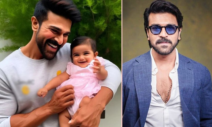  Ram Charan Daughter Photo Become Photo Goes Viral In Social Media , Klin Kaara-TeluguStop.com