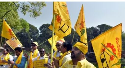  Tdp Protest In Ap With The Name 'open Your Eyes'-TeluguStop.com
