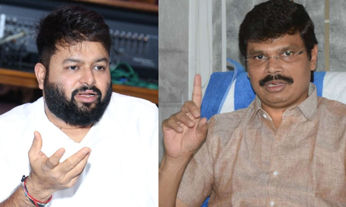  Boyapati V/s Thaman Fight, Boyapati, Thaman, Boyapati Srinu , Tollywood ,-TeluguStop.com