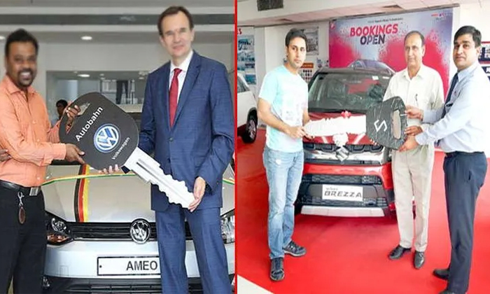  Why Customers Took Photo With Big Key While Buying A New Car Details, Latest New-TeluguStop.com
