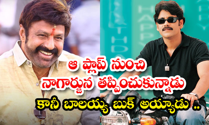  Nagarjuna Escaped From That Plop But Balayya Was Booked , Balayya Babu , Nagar-TeluguStop.com