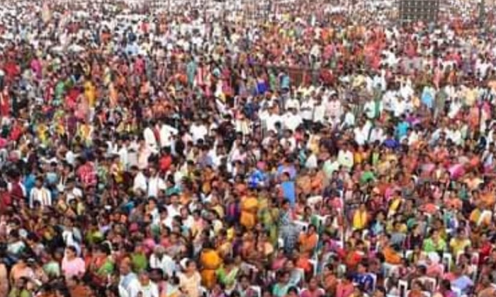  Crowds Flocked To Kharge Sabha In Nalgonda , Nalgonda, Kharge Sabha, Komati Redd-TeluguStop.com