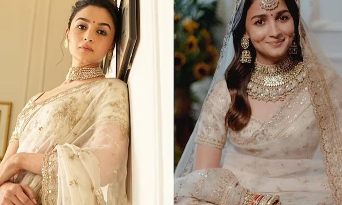  Is This The Real Reason Why Alia Bhatt Wore A Wedding Saree And Take The Nation-TeluguStop.com