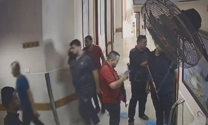  Israeli Army Releases Footage Of Hostages Inside Gaza Al-shifa Hospital Details,-TeluguStop.com